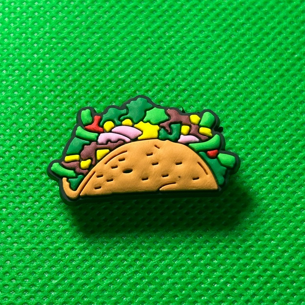 🌼 (5/$10 or 10/$15) NEW “Taco” Fun Croc Charm Collection